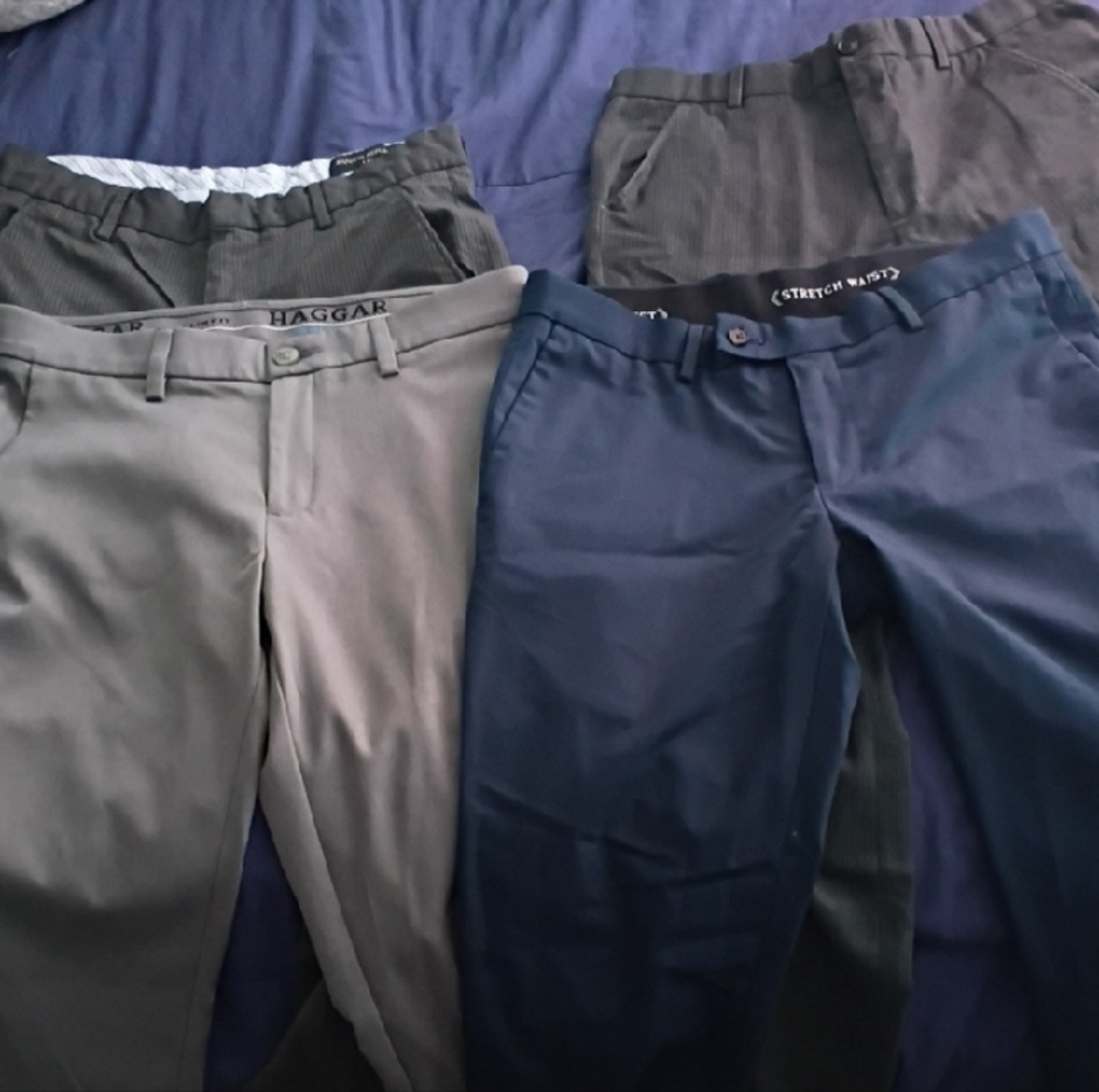 Banana Republic Men's Chinos in Gray and Navy